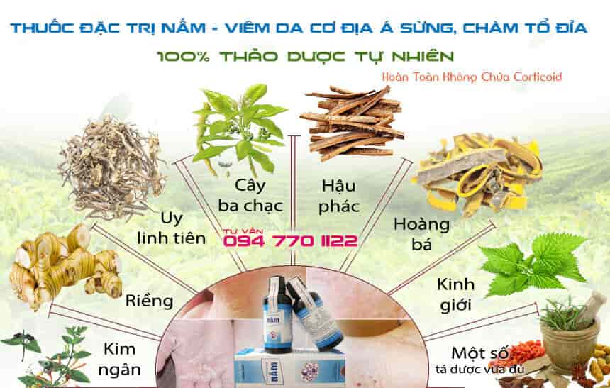 thành phần thuốc đặc trị viêm da cơ địa - á sừng hồng sơn